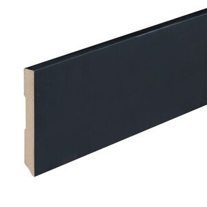 Folieplint plint 120x15 - Amsterdam zwart RAL 9005