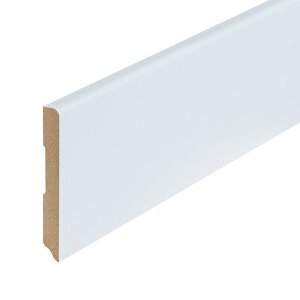 Folieplint plint 120x15 - Berlijn wit RAL 9010
