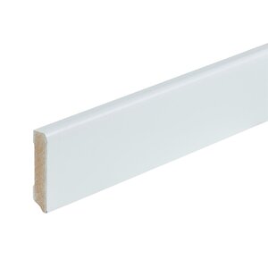 Gelakte plint 70x15 - Praag wit RAL 9010