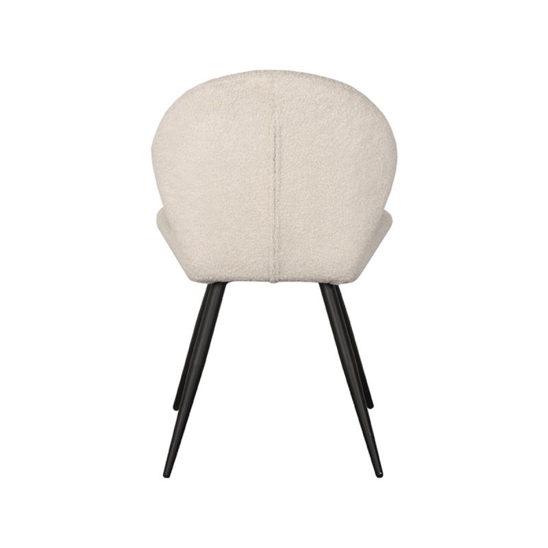 Eetkamerstoel LUNARO – Teddy Ivory