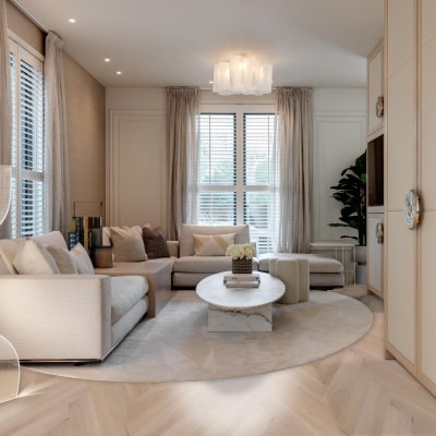 The Art of Living Premier Dark Beige Dryback Visgraat PVC vloer - Onbehandelde uitstraling - 2.5/0.55 x 153 x 765mm - 2.81m2